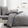 Parrure de lit TODAY Prestige - 220 x 240 cm - 2 personnes - 100% Percale finition macramé - Acier