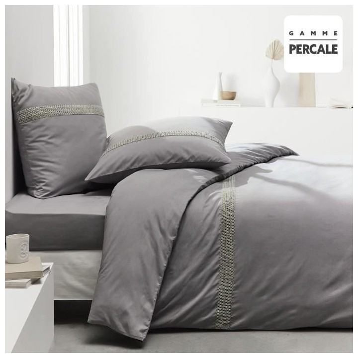 Parrure de lit TODAY Prestige - 240 x 260 cm - 2 personnes - 100% Perc