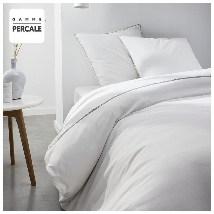 Parrure de lit TODAY Prestige - 240 x 260 cm - 2 personnes - 100% Perc