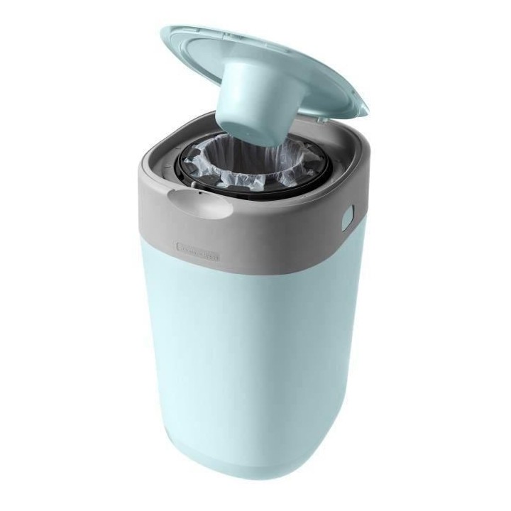 TOMMEE TIPPEE Poubelle a couches Twist and click Sangenic Tec Bleu