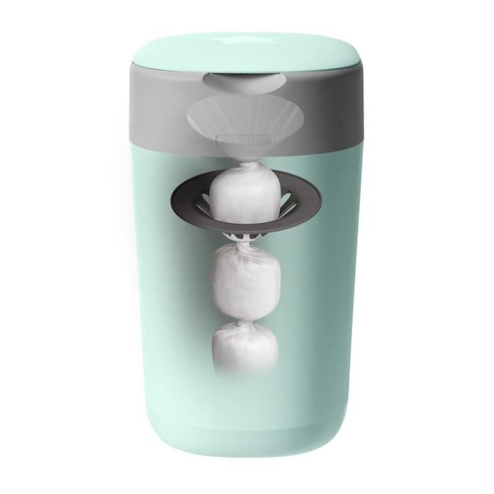 TOMMEE TIPPEE Poubelle a couches Twist and click Blanc Sangenic Tec Ve