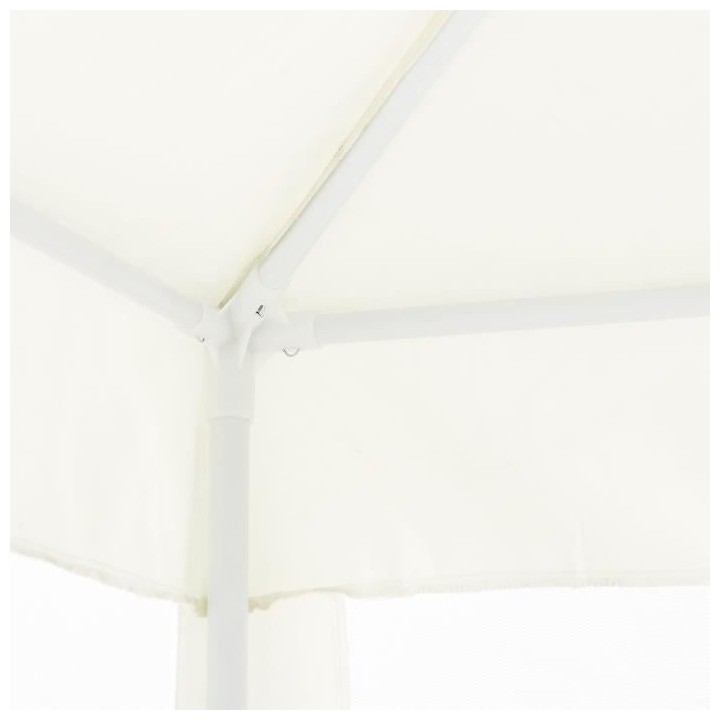 Tonnelle de jardin avec 4 moustiquaires - 3x3m - Acier et polyester 14