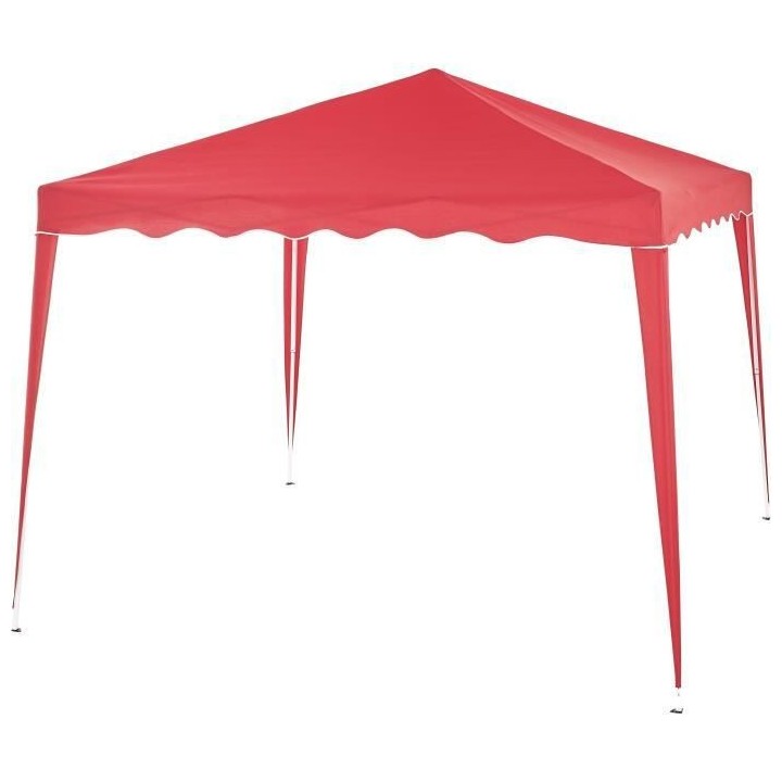 Tonnelle de jardin gazebo pliant - 3x3 m - Acier et 160 g polyester -