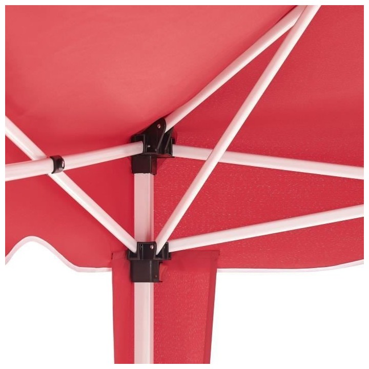 Tonnelle de jardin gazebo pliant - 3x3 m - Acier et 160 g polyester -