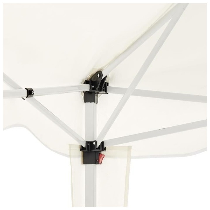 Tonnelle de jardin gazebo pliant - 3x3 m - Acier et 160 g polyester -