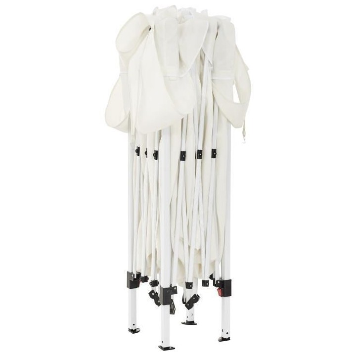 Tonnelle de jardin gazebo pliant - 3x3 m - Acier et 160 g polyester -