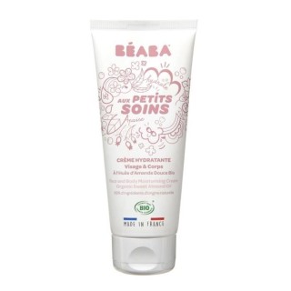 BEABA, Creme Hydratante Visage & Corps a l'Huile d'Amande Douce Bio 10