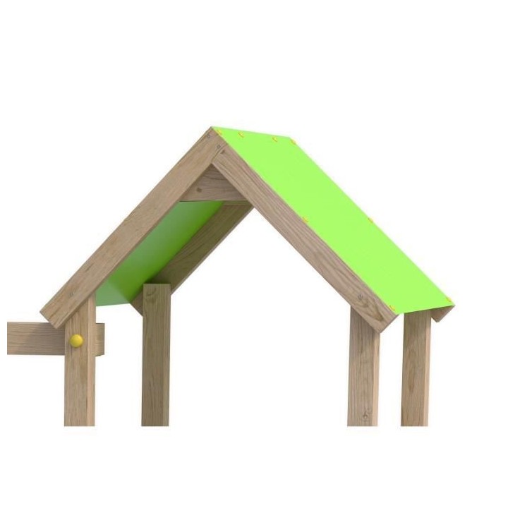 Aire de jeux SMART XPERIENCE, PF 1,20m, bac a sable, mur de grimpe, to