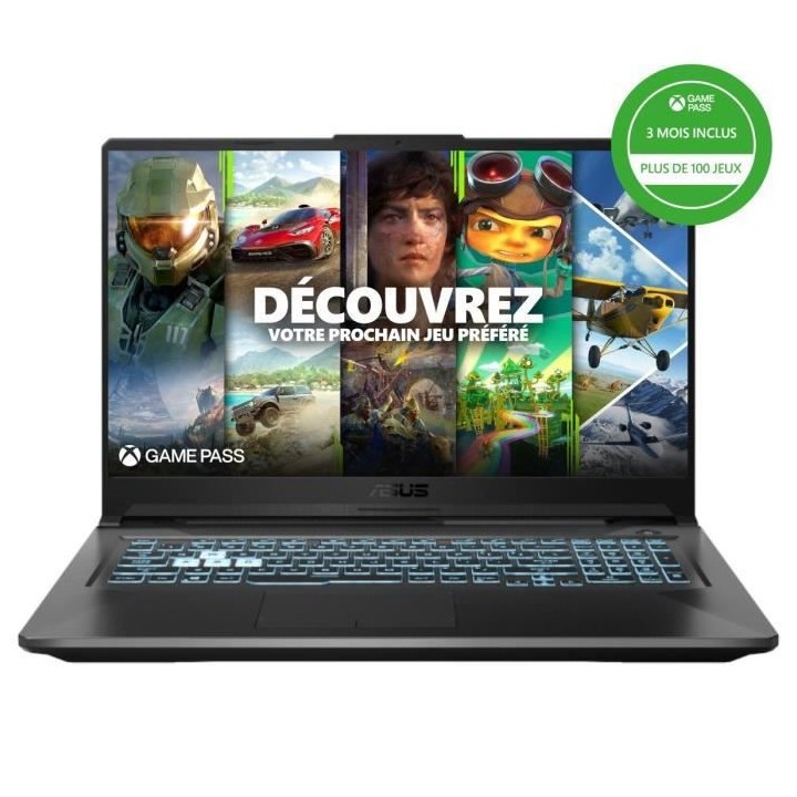 PC Portable Gamer ASUS TUF Gaming F17 | 17,3 FHD 144Hz - RTX 2050 4Go