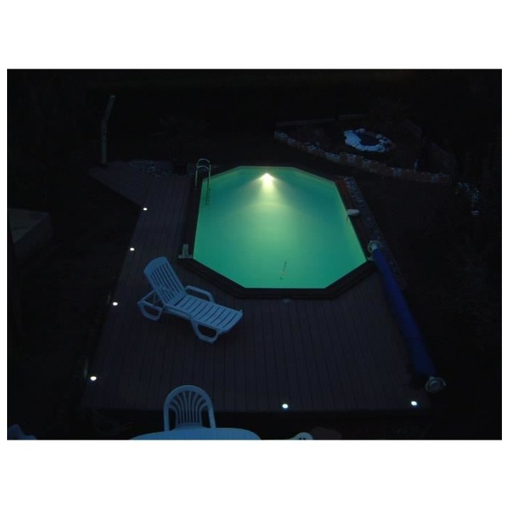 UBBINK Spot led blanc 350 pour piscines bois