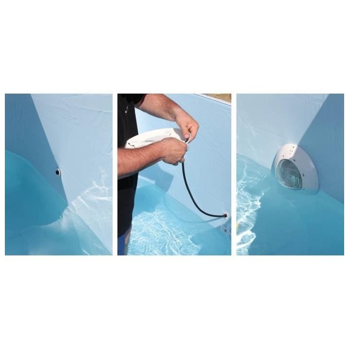 UBBINK Spot led blanc 350 pour piscines bois