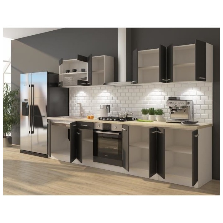 ULTRA Cuisine complete avec meuble four et plan de travail inclus L 30