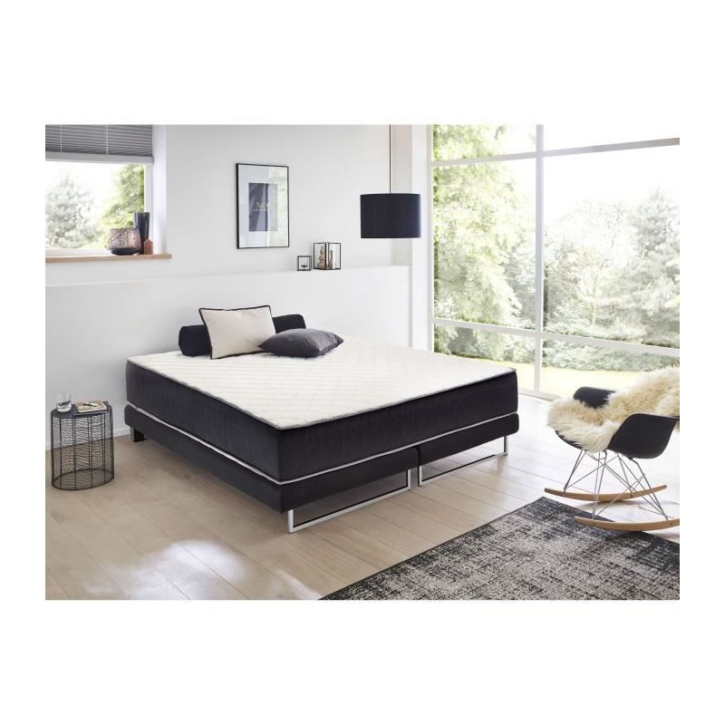 DORMIPUR Matelas 140x190 - Mousse mémoire de forme - 7 zones - 25 cm - Equilibré - V1070