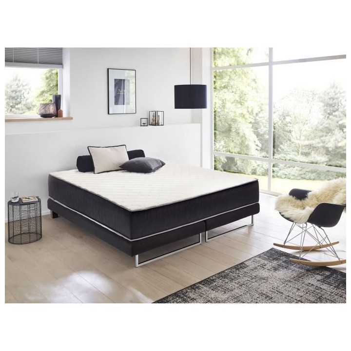 DORMIPUR Matelas 160x200 - Mousse mémoire de forme - 7 zones - 25 cm