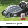 Tondeuse a Gazon 1000 W 32 cm Ø POWERPLUS POWEG63703 avec Ramassage et Éjection Arriere