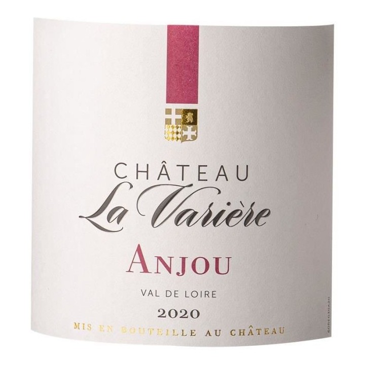 Château La Variere 2020 Anjou - Vin rouge de la Val de Loire