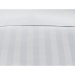 Parrure de lit TODAY Prestige - 220 x 240 cm - 2 personnes - 100% Satin de coton - Craie