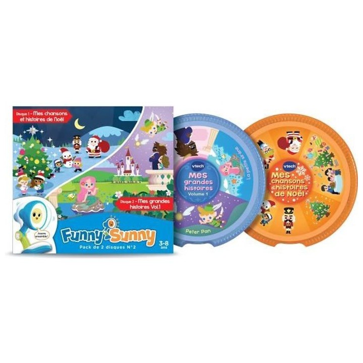 VTECH Funny Sunny - Pack 2 Disques N°2