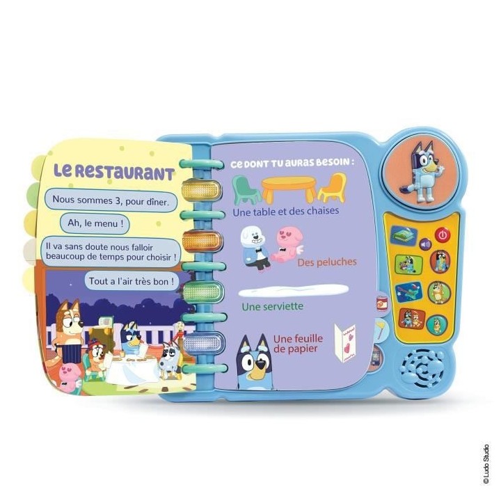 VTECH - BLUEY - Mon livre-Jeu Interactif