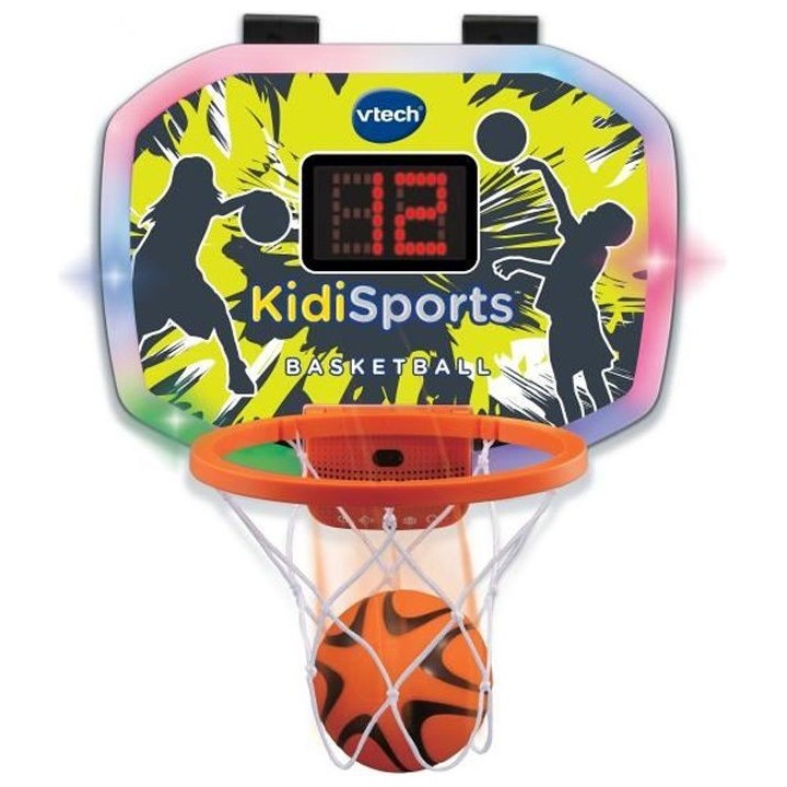 VTECH - Kidisports Basketball - 1 Panier de Basket et 1 Ballon