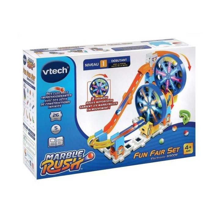 VTECH - Marble Rush Circuit a Billes - Fun Fair Set Electronic M300E