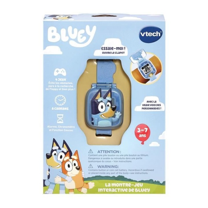 VTECH - BLUEY - La Montre-Jeu Interactive de Bluey