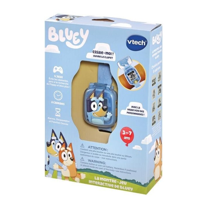 VTECH - BLUEY - La Montre-Jeu Interactive de Bluey