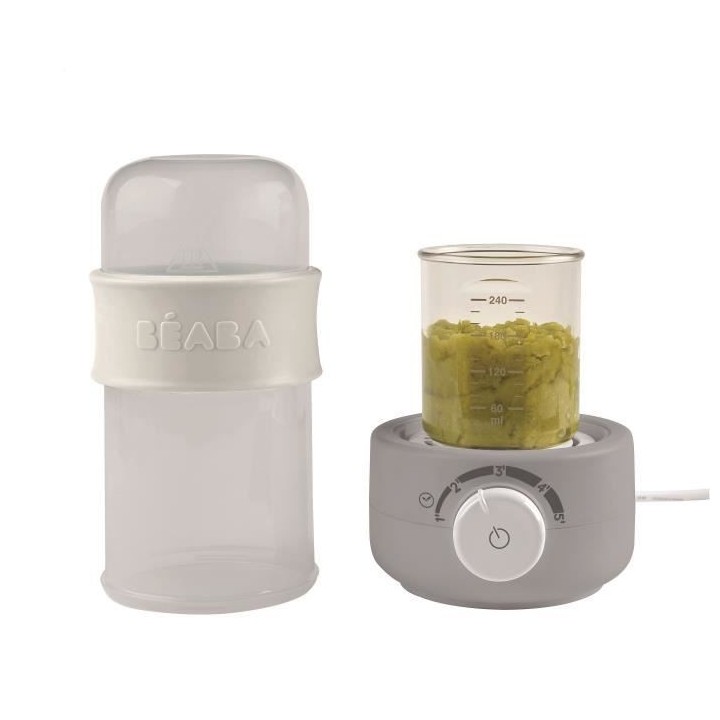 Béaba Biberonnerie Baby Milk Second Grey Chauffe Biberon Vapeur