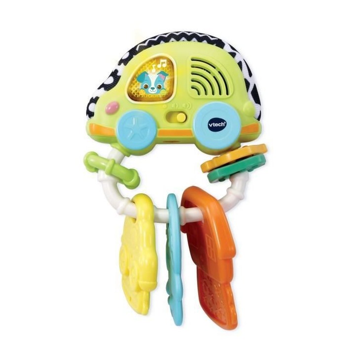 VTECH BABY - Mon Hochet Sensoriel Clés Magiques (bioplastique)