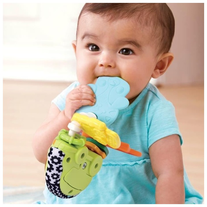 VTECH BABY - Mon Hochet Sensoriel Clés Magiques (bioplastique)
