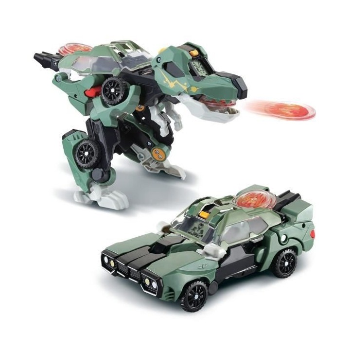 VTECH - Switch & Go Dinos Lanceur - Tyram, Super T-Rex Lance Flammes