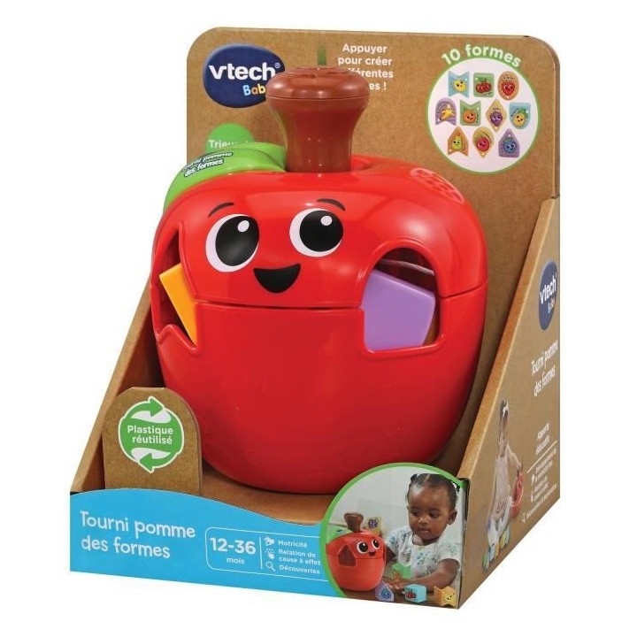 VTECH BABY - Tourni Pomme des Formes (Plastique Réutilisé)