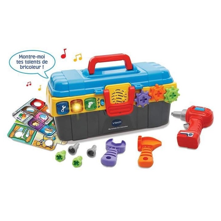 VTECH - Jouet d'Imitation Enfant - Ma Bricolo-Box Interactive