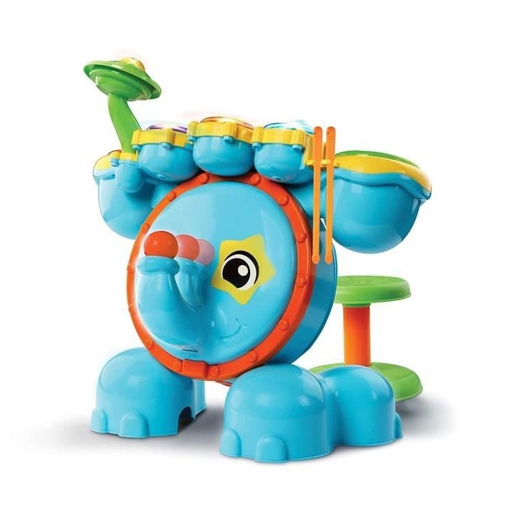VTECH BABY - Jungle Rock - Batterie Eléphant - Jouet Musical Enfant
