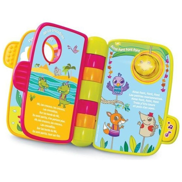 VTECH BABY - P'tit Livre Enchanté - Mes Premieres Comptines