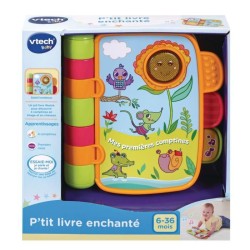 VTECH BABY - P'tit Livre Enchanté - Mes Premieres Comptines