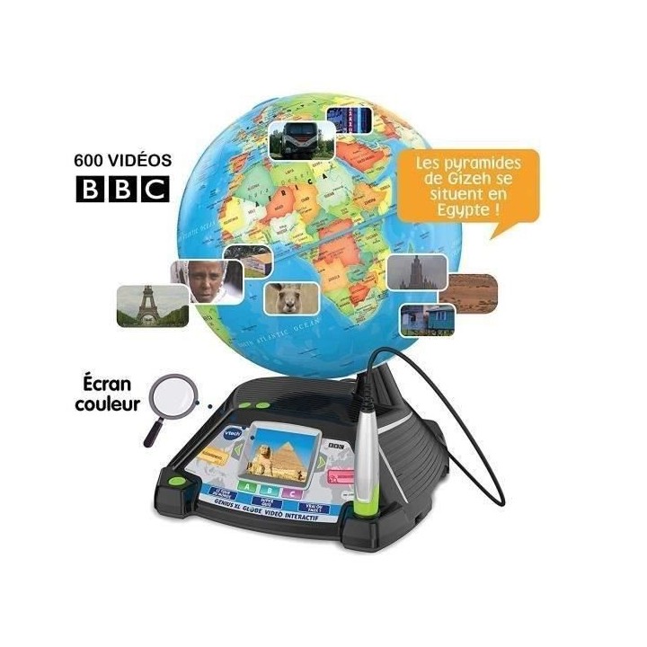 VTECH - GENIUS XL - Globe Vidéo Interactif