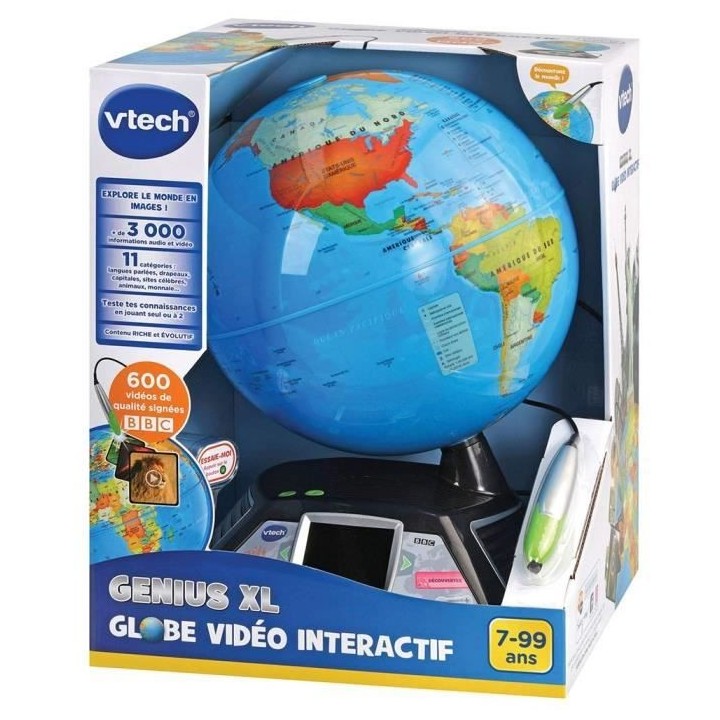 VTECH - GENIUS XL - Globe Vidéo Interactif