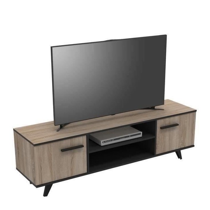 Ensemble meuble TV table basse buffet WAYNE - Mélaminé - Style scand