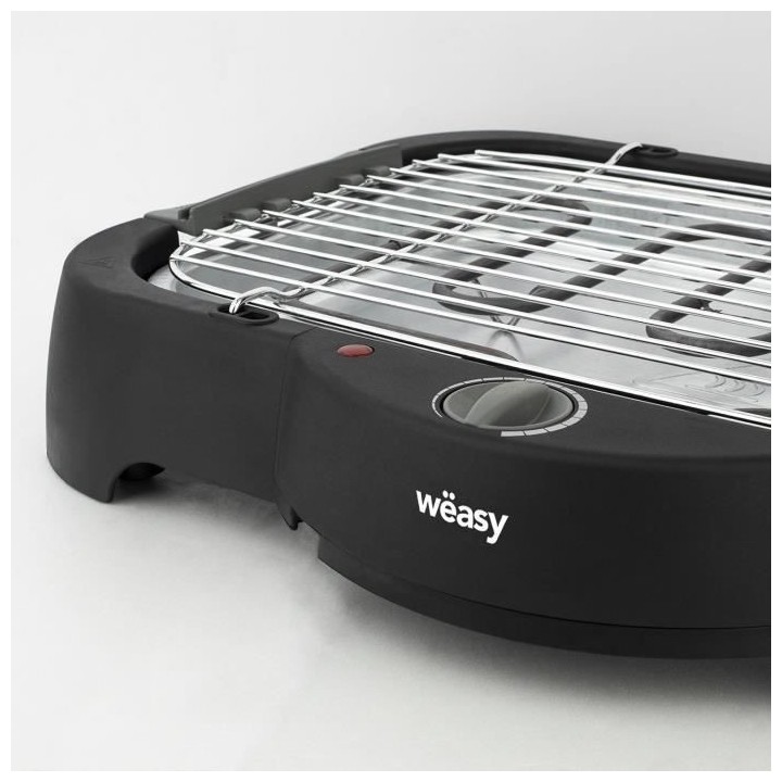 WEASY GBE42 Grill BBQ électrique a poser ou sur pieds-41,5x24cm-Temp