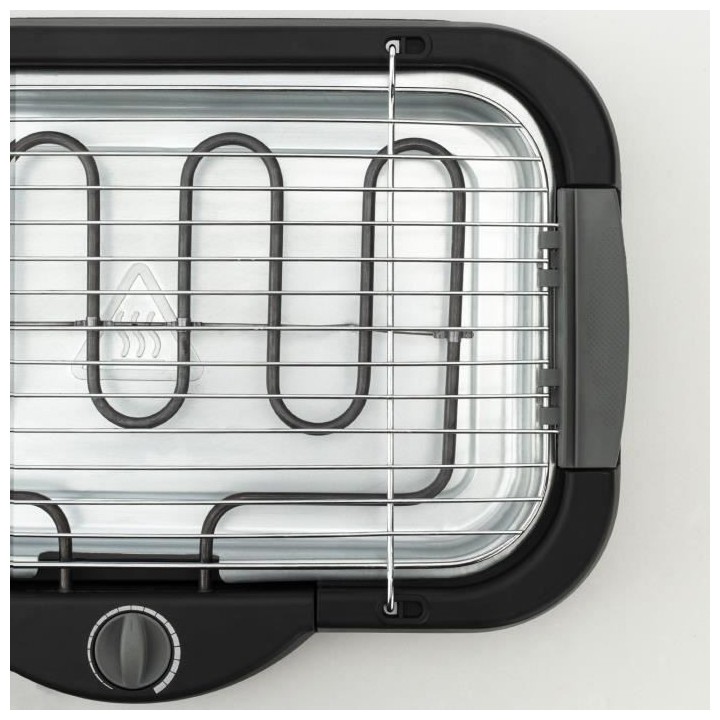 WEASY GBE42 Grill BBQ électrique a poser ou sur pieds-41,5x24cm-Temp