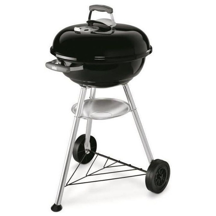 Barbecue a charbon WEBER Compact Kettle 47 cm - Noir
