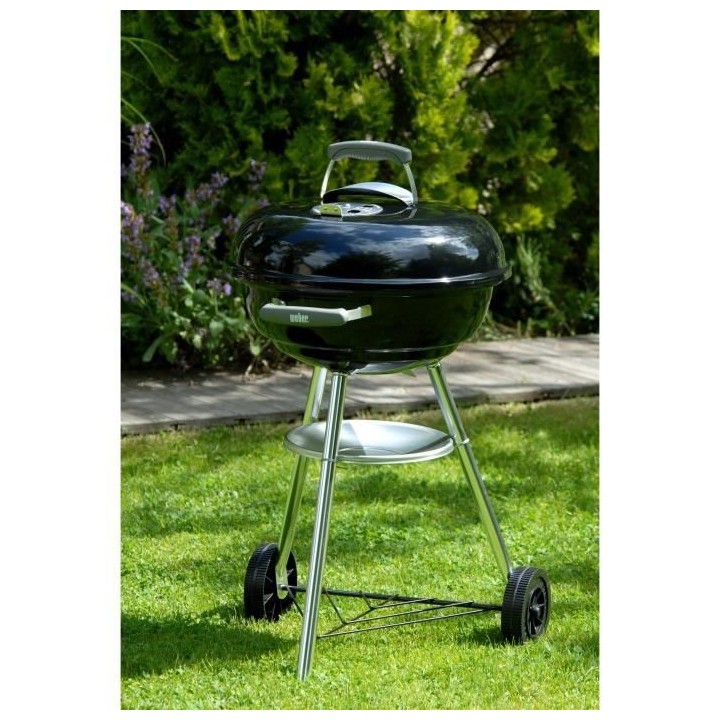Barbecue a charbon WEBER Compact Kettle 47 cm - Noir