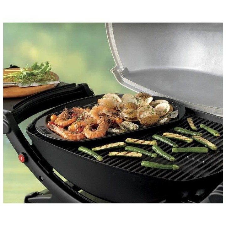 Plancha en céramique WEBER - Petit modele - 40,6x21,8 cm