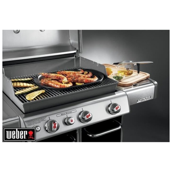 Plancha en céramique WEBER - Grand modele - 48x34,5 cm