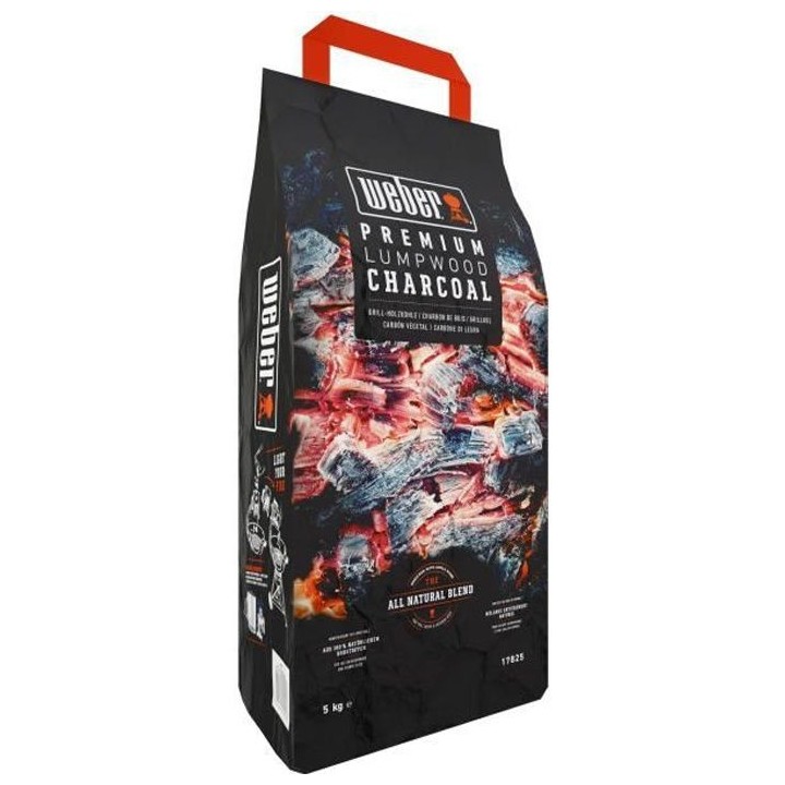 WEBER Charbon de bois - Sac de 5 kg