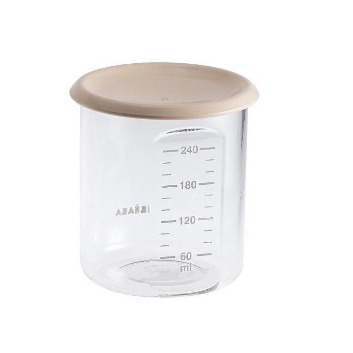 Béaba Portion Maxi Pot de Conservation en Tritan Rose 240ml
