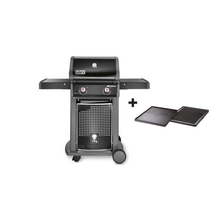 WEBER Barbecue Spirit Classic E-210 avec plancha - Acier émaillé - 4