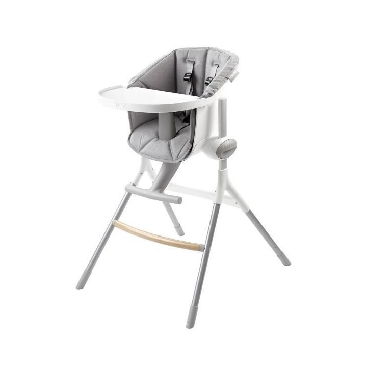 BEABA Coussin d'assise pour la Chaise Haute bébé Up&Down, Gris