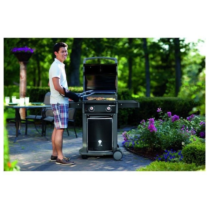 WEBER Barbecue Spirit Classic E-210 avec plancha - Acier émaillé - 4